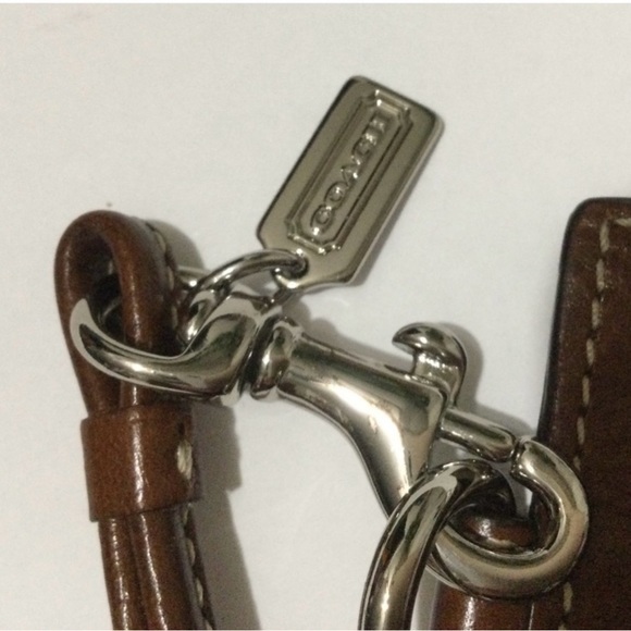 NWT New COACH Dark & Medium Brown ID Lanyard Case - Picture 3 of 6